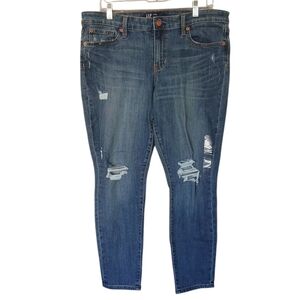 Gap Skinny Leg Distressed Legging Jeans Size 14